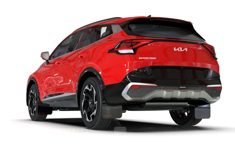 Rally Armor 23-24 Kia Sportage Black UR Mud Flap w/ Red Logo MF81-UR-BLK-RD MF81-UR-BLK-RD User 1