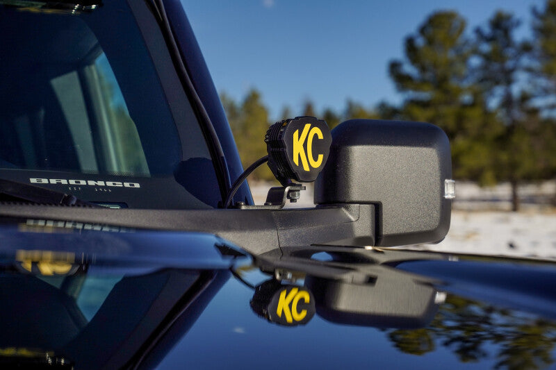 KC HiLiTES 2021+ Ford Bronco Ditch Light Mounting Bracket Set 7333 7333 Photo - lifestyle view
