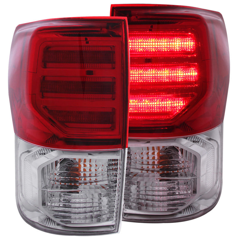 Anzo 2007-2013 Toyota Tundra LED Tail lights Red/Clear G2 311204 Photo - Primary