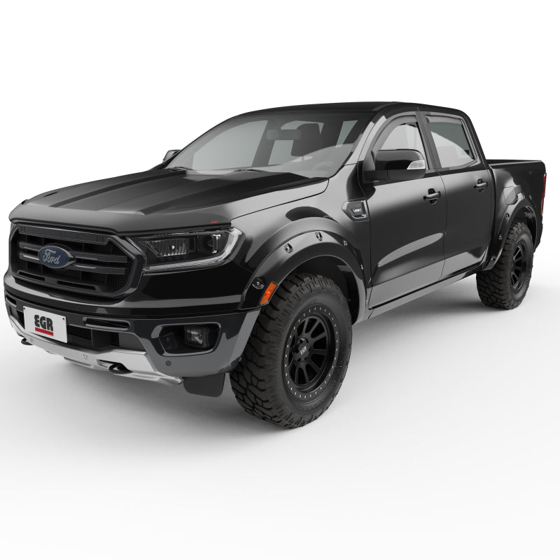 EGR 19-22 Ford Ranger Painted To Code Shadow Traditional Bolt-On Look Fender Flares Black Set Of 4 793554-G1 793554-G1 Photo - Primary
