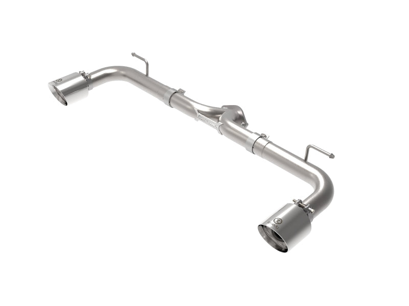 aFe Takeda 2-1/2in 304 SS Axle-Back Exhaust w/ Polished Tips 14-18 Mazda 3 L4 2.0L/2.5L 49-37014-P 49-37014-P Photo - Primary