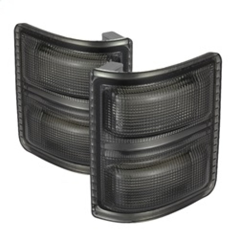 SPYDER xTune Ford Superduty 08-14 F250-F550 Amber LED Mirror Signal Lens - Smoke ACC-LED-FDSD08-MR-SM 9924743 9924743 Photo - Primary