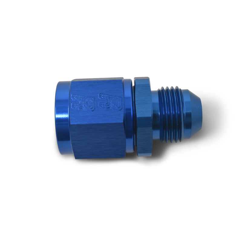 Russell -10 AN Female To -8 AN Male B-Nut Flare Reducer - Blue Finish 660030 Photo - out of package