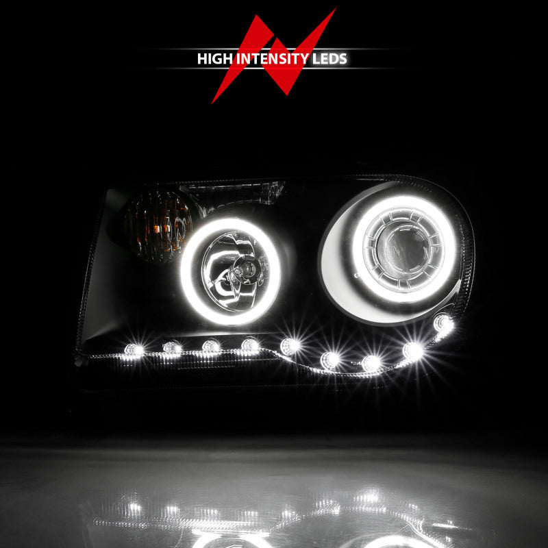Anzo 2005-2010 Chrysler 300C Projector Headlights w/ Halo Black (CCFL) G2 121251 User 6