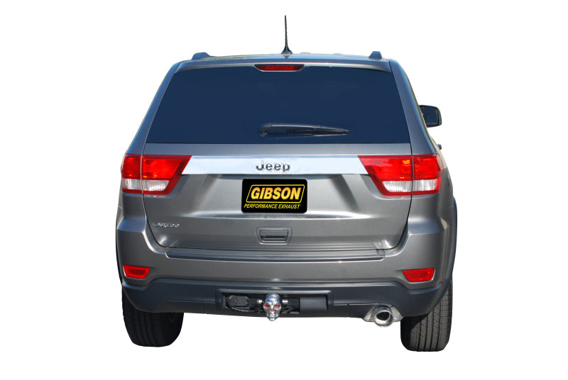 Gibson 11-12 Jeep Grand Cherokee Laredo 3.6L 2.5in Axle-Back Single Exhaust - Aluminized 17408 17408 Illustration Guide