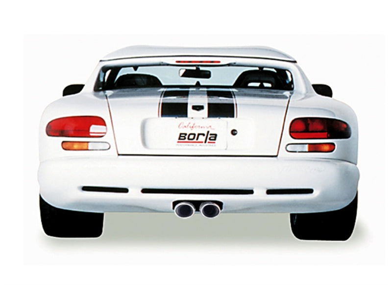 Borla 96-02 Viper GTS/R/T-10 Coupe/Convertible 2dr w/ 2.5in Inlets SS Catback Exhaust System 14663 14663 Photo - Close Up