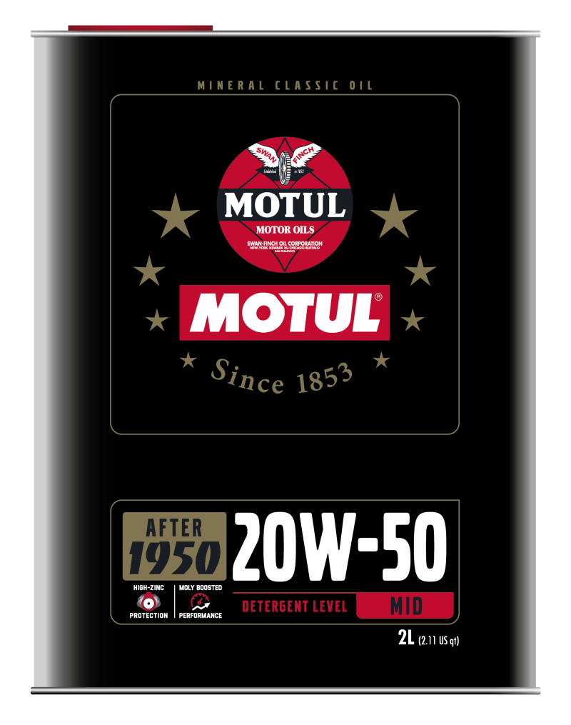 Motul 20W50 Classic Performance Oil - 10x2L 110621 110621 Photo - Primary