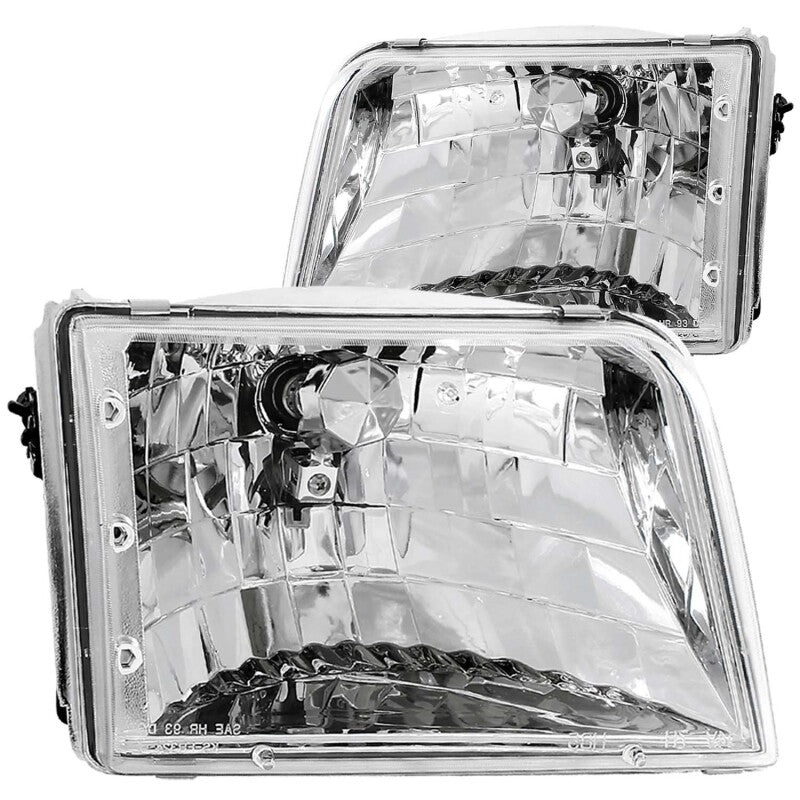 Anzo 1993-1997 Ford Ranger Crystal Headlights Chrome 111036 Photo - Primary
