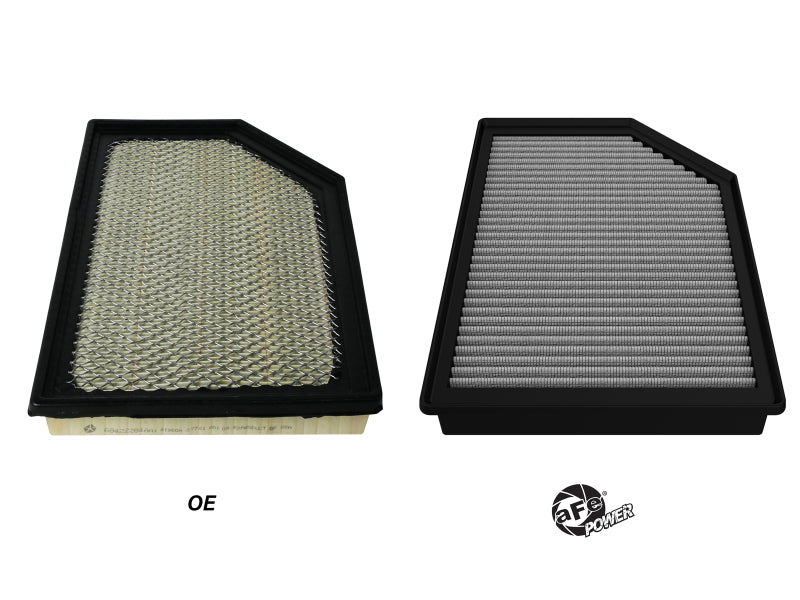 aFe MagnumFLOW Pro DRY S OE Replacement Filter 22-23 Jeep Grand Wagoneer V8-6.4L 30-10414D 30-10414D Photo - Unmounted