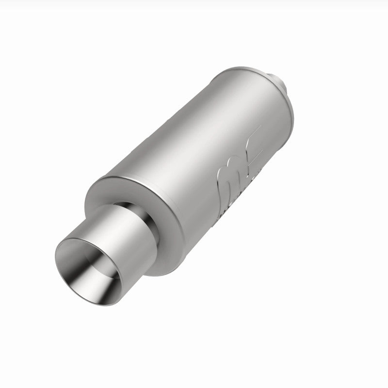 MagnaFlow 6" Round Center/Center Performance Muffler With Tip 14817 360 Degree Image Set