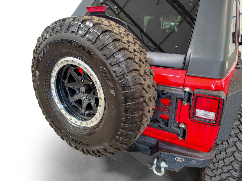 DV8 Offroad 2018+ Jeep Wrangler Tire Carrier TCJL-03 TCJL-03 Photo - Mounted