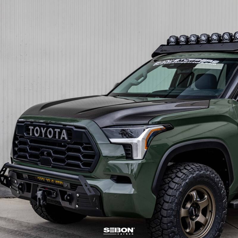 Seibon 22-23 Toyota Tundra OE Style Carbon Fiber Hood HD23TYTU-OE HD23TYTU-OE User 1