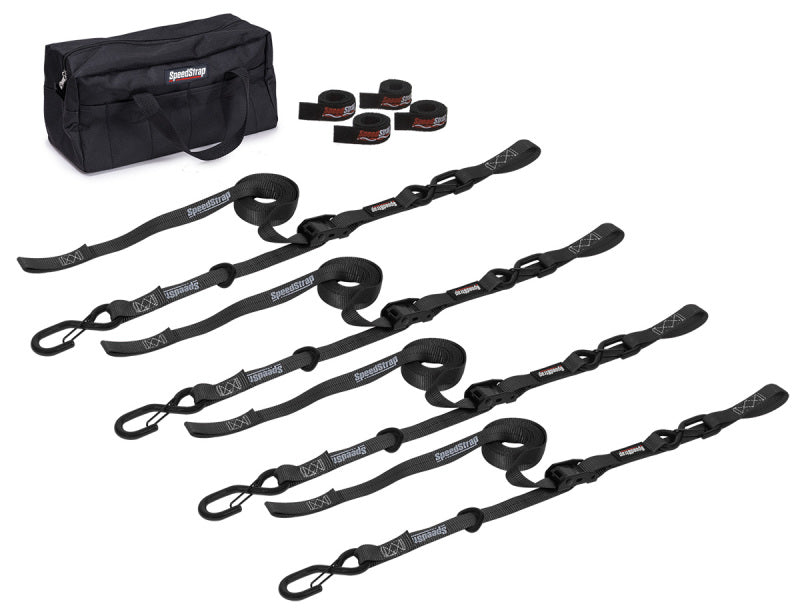 SpeedStrap 1In Motorcycle Tie-Down Kit - Black 71760 71760 User 1
