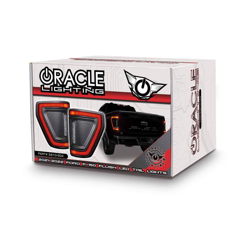 ORACLE Lighting 21-24 Ford F-150 Flush Style LED Tail Lights 5910-504 5910-504 Photo - in package