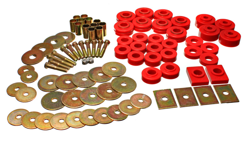 Energy Suspension Body Mount Set Red Buick Skylark All 1964-1967 3.4155R Photo - Primary