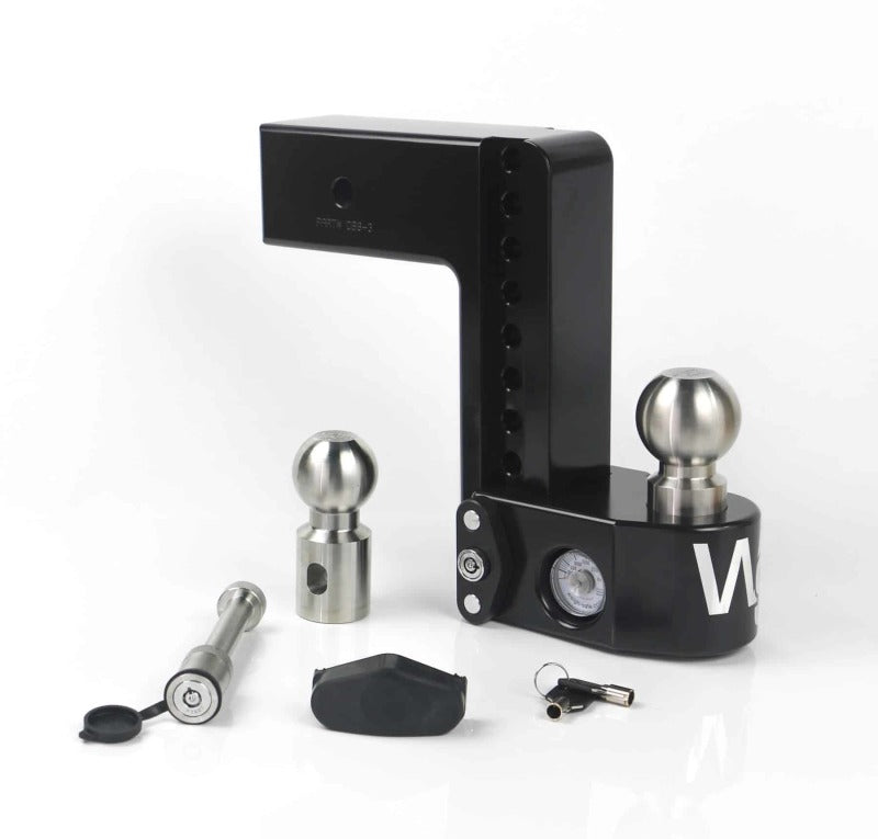 Weigh Safe 8in Drop Hitch w/Built-in Scale & 3in Shank (8K/21K GTWR) w/WS05 - Black Cerakote WS8-3-KA-CER-BLA WS8-3-KA-CER-BLA User 1