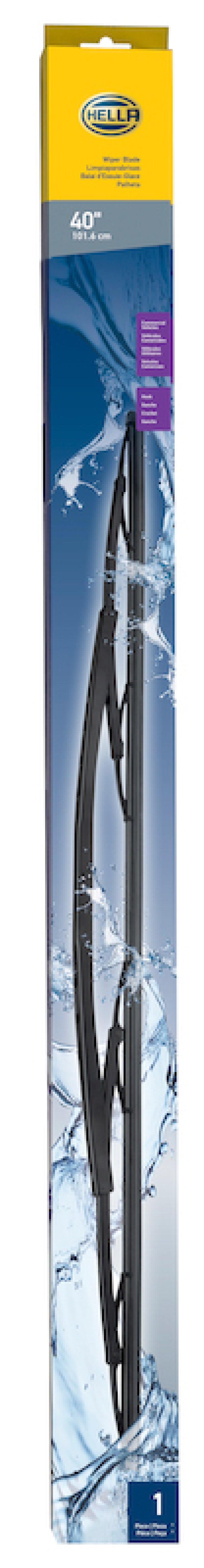 Hella Wiper Blade 40In Commercial Single Hook 9XW191398402 9XW191398402 Photo - Mounted