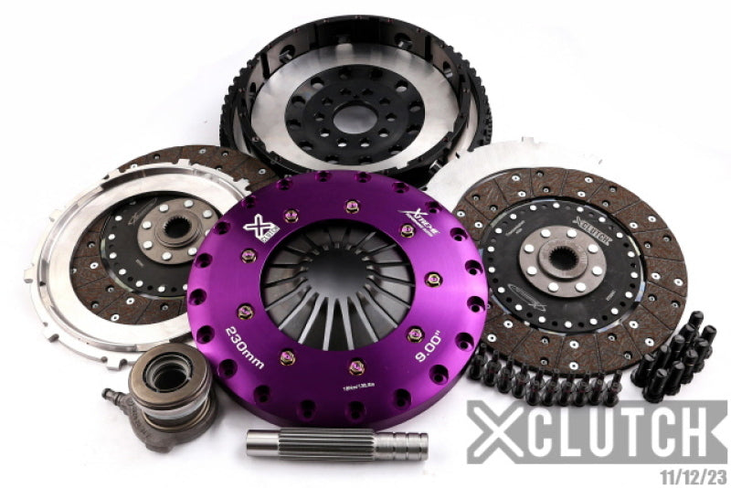 XCLUTCH 05-07 Volvo S40 T5 2.5L 9in Twin Solid Organic Clutch Kit XKFD23648-2G XKFD23648-2G Photo - Primary