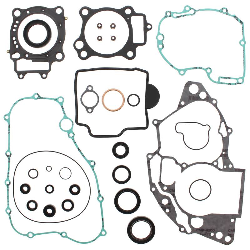 Vertex Pistons Vertex Gaskets 08-09 Honda CRF250R Complete Gasket Kit w/ Oil Seals 811268 811268 Photo - Primary