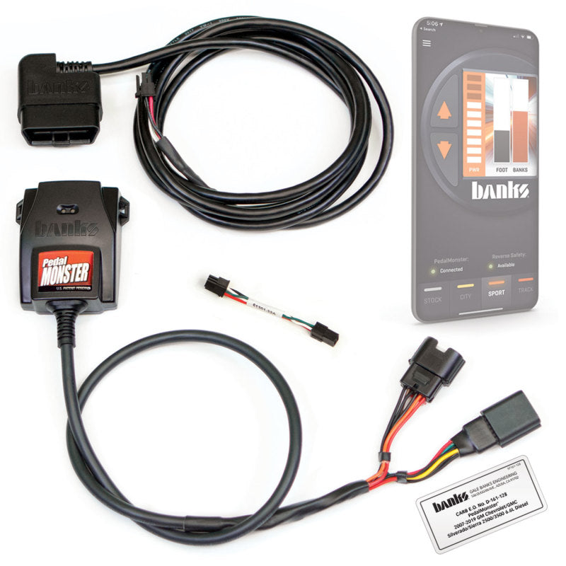 Banks Power Pedal Monster Throttle Sensitivity Booster (Standalone) - 07.5-19 GM 2500/3500 64320-C 64320-C Photo - out of package