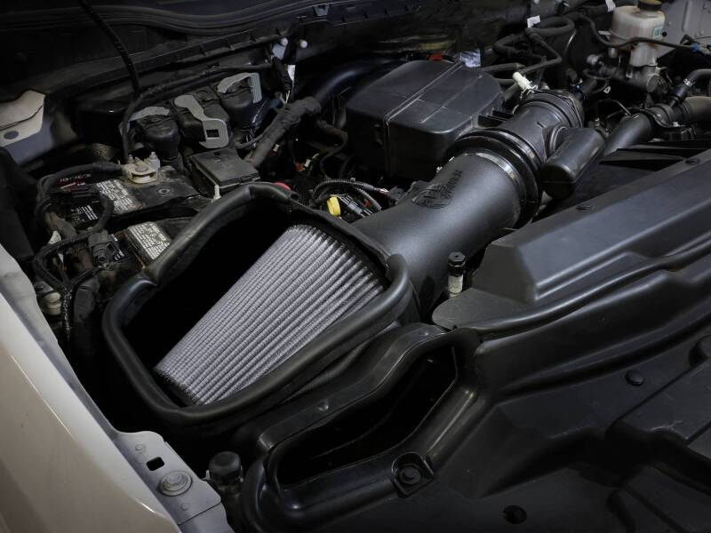 aFe 20-22 Ford F-250/F-350 V8-3.7L Magnum FORCE Stage-2 Intake System 54-13069D 54-13069D Photo - Mounted