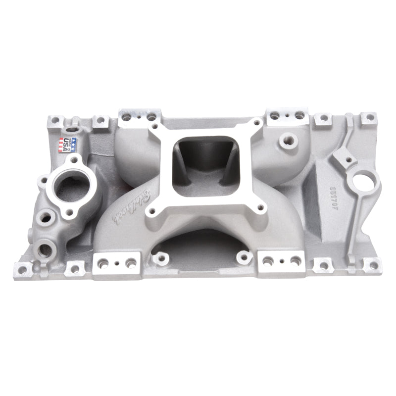 Edelbrock Manifold Sbc Victor E-tec Efi Satin 29145 Photo - Primary