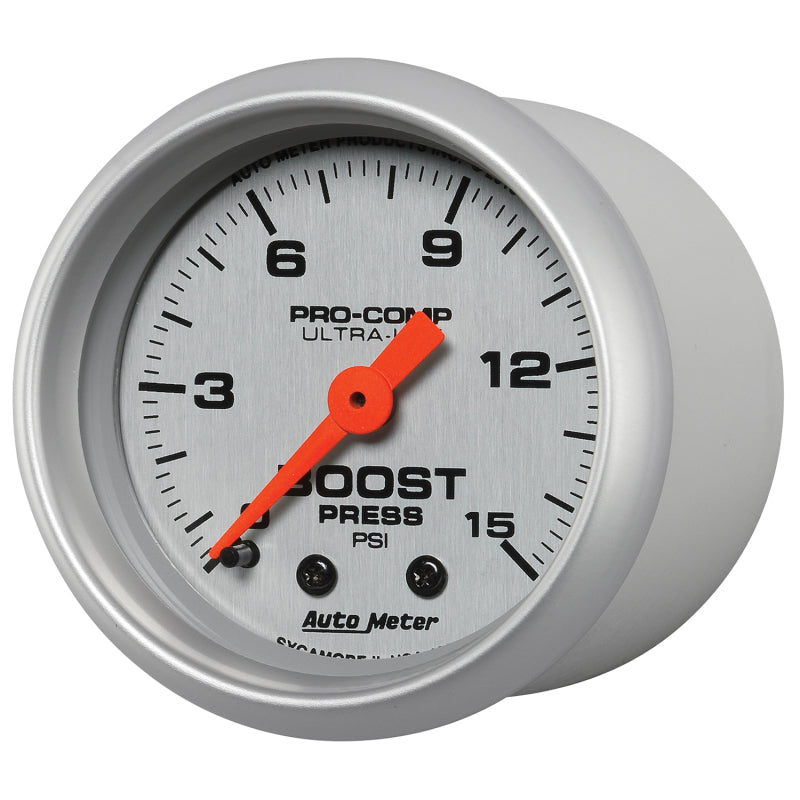 Autometer Gauge, Boost, 2 1/16", 15PSI, Mechanical, Ultra-Lite 4302 User 2