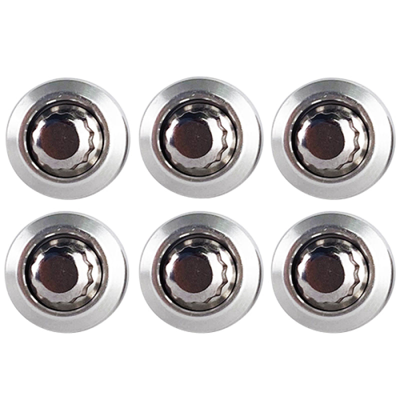 BLOX Racing New Fender Washers Kit M6 12pt - 6pc Large Diameter Silver BXAC-00311-SI BXAC-00311-SI User 1