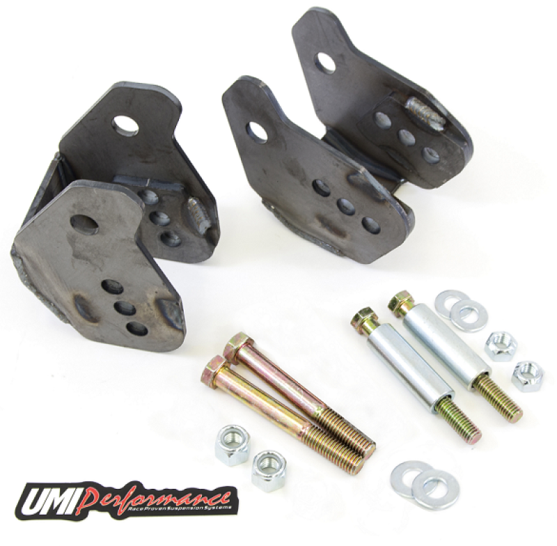 UMI Performance 64-72 GM A-Body Rear Lower Control Arm Relocation Brackets- Weld In 4010 4010 Photo - Primary
