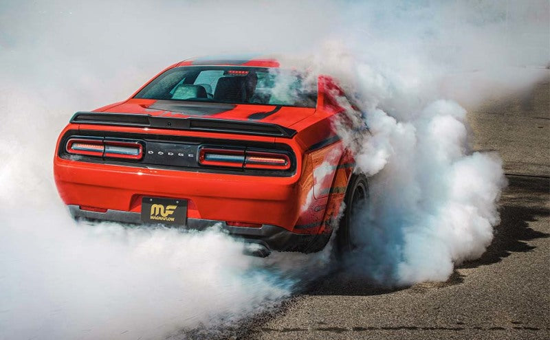 MagnaFlow Dodge Challenger Race Series Axle-Back Performance Exhaust System 19218 Photo - Mounted