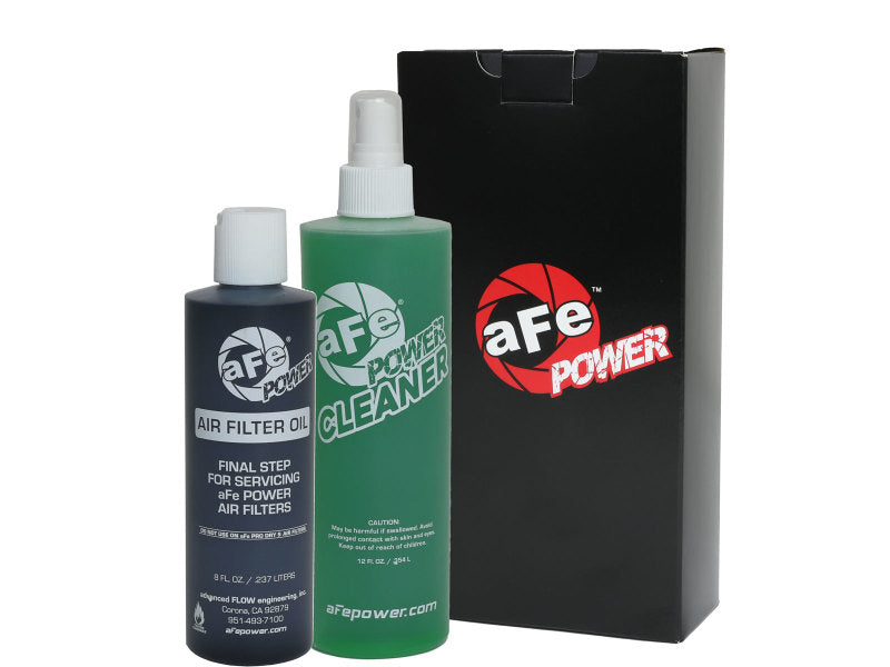 aFe Air Filter Restore Kit (8oz Squeeze Oil & 12oz Spray Cleaner) - Black 90-51401B 90-51401B Photo - Primary