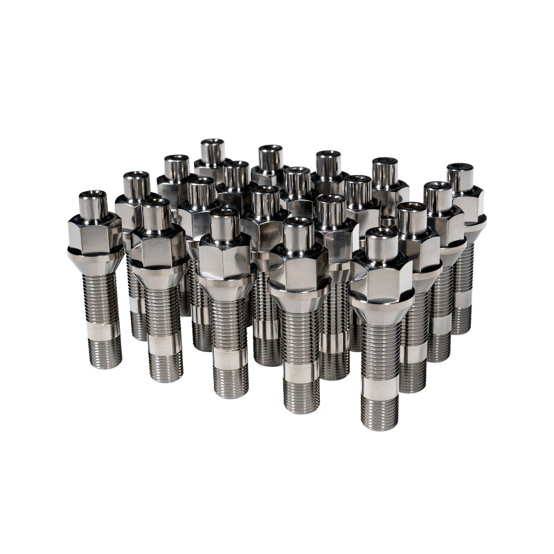 Wheel Mate Titanium Wheel Stud Conversion (Raw Ti) - M14x1.25 to M14x1.5 - 74mm - 60deg Lug Nut TIM14C6074R TIM14C6074R Photo - Primary