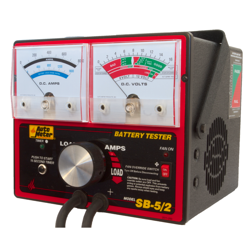 Autometer Battery Tester,800 Amp w/Unloader SB-5/2 User 3