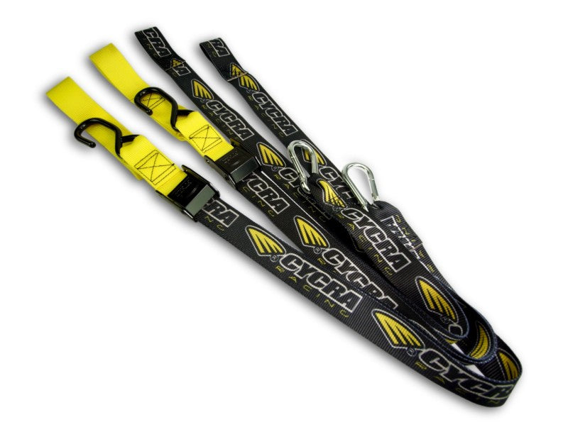 Cycra Tie Down Set Yellow 1CYC-3081-55 1CYC-3081-55 Photo - Primary
