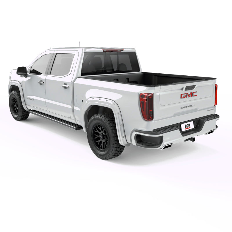 EGR 19-23 Gmc Sierra 1500 Summit Traditional Bolt-On Look Fender Flares White Set Of 4 791794-GAZ 791794-GAZ Photo - Mounted