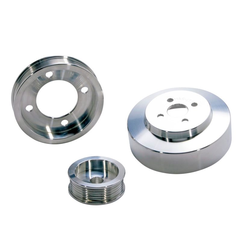 BBK Performance 94-95 Mustang 5.0L 3 PC Underdrive Pulley Kit (Aluminum) 1554 User 1