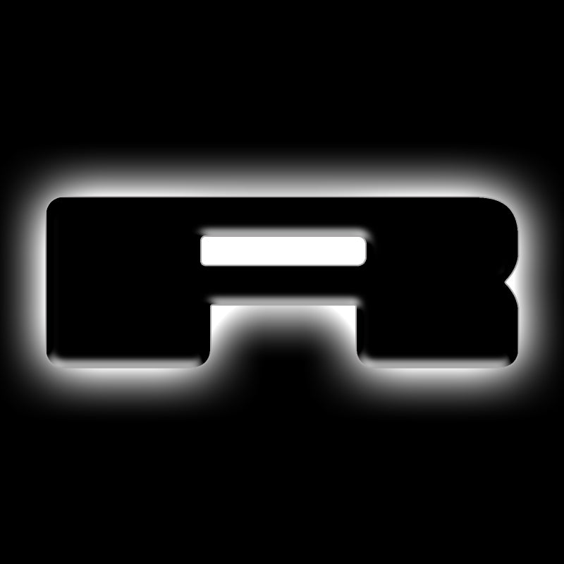 ORACLE Lighting Universal Illuminated LED Letter Badges - Matte Black Surface Finish - R 3141-R-001 3141-R-001 Photo - Primary