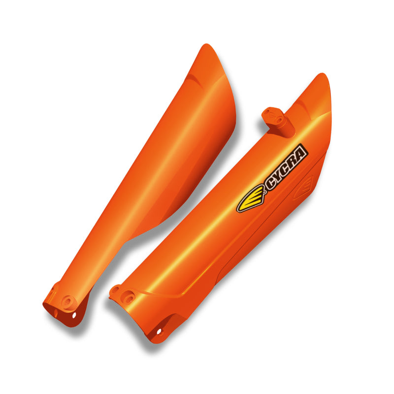 Cycra 15-23 KTM 125-500 SX/XC/SX-F/XC-F/XC-W/XCF-W/EXC-F Performance Fork Guards Orange 1CYC-6905-22 1CYC-6905-22 Photo - Primary