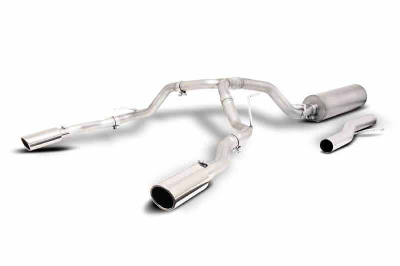 Gibson 21-22 Chevy Tahoe High Country 6.2L 4WD 2.5in Cat-Back Dual Split T409 SS Exhaust - Polished 65715 65715 User 1