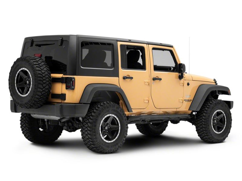 Raxiom 07-18 Jeep Wrangler JK Axial Series LED Tail Lights- Blk Housing (Clear Lens) J141585 J141585 Photo - Close Up