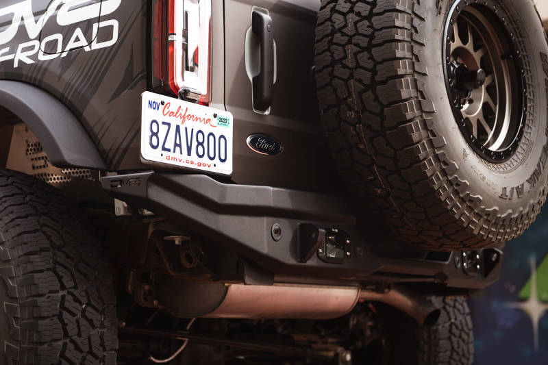 DV8 Offroad 21-22 Ford Bronco FS-15 Series Rear Bumper RBBR-02 RBBR-02 Photo - Mounted