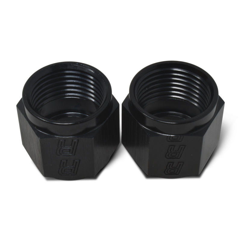 Russell -6 AN Tube Nut Adapters (Black Finish) 660575 Photo - out of package