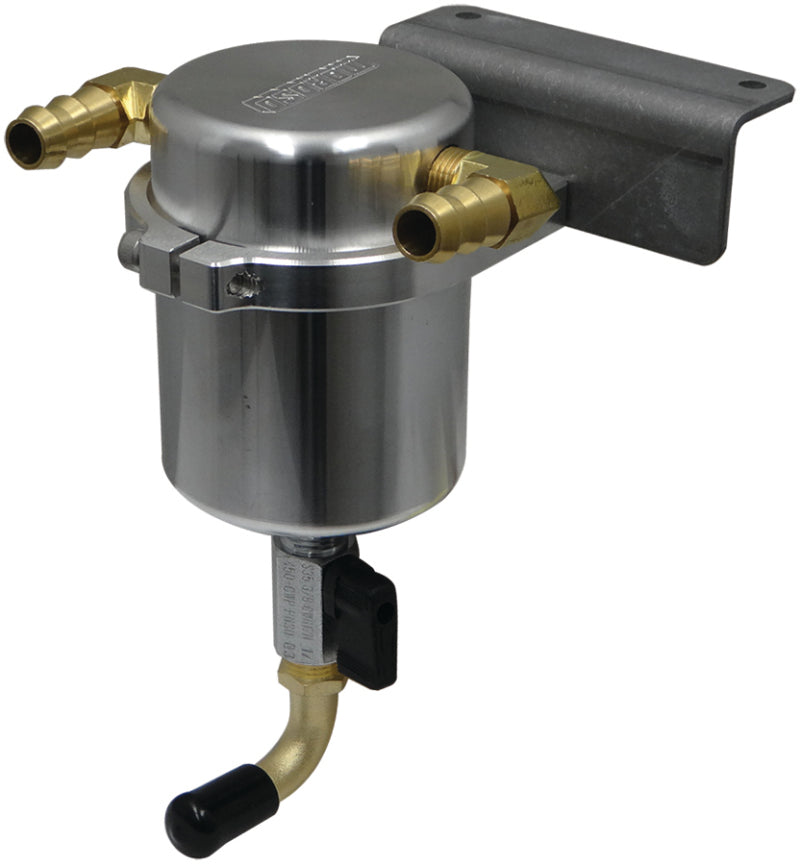 Moroso 15-19 Dodge Charger/Challenger Hellcat Air/Oil Separator Catch Can - Large Body - Billet Alum 85532 85532 Photo - Primary