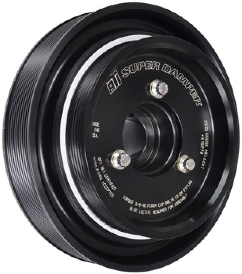 ATI Damper - 6.325in - Alum - 6 Grv - Dodge - 3.7 & 4.7 - V6 w/Bolt On Pulley - More Sizes Avail ATI918428 ATI918428 Photo - Primary