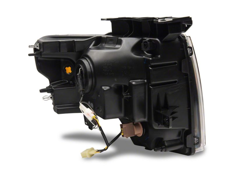 Raxiom 09-14 Ford F-150 Axial Series Headlights w/ LED Bar- Blk Housing (Clear Lens) T566367 T566367 Photo - Close Up