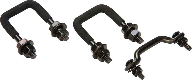 Kentrol 55-86 Jeep Windshield Tie Down Kit CJ - Powdercoat Black 50411 50411 Photo - Primary