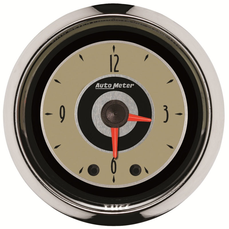 AutoMeter Gauge Clock 2-1/16in. 12HR Analog Cruiser 1185 1185 Photo - Primary