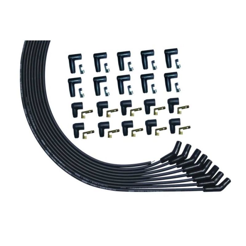 Moroso Universal V8 135 Deg Unsleeved HEI/Non-HEI Ultra Spark Plug Wire Set - Black 51008 51008 User 1