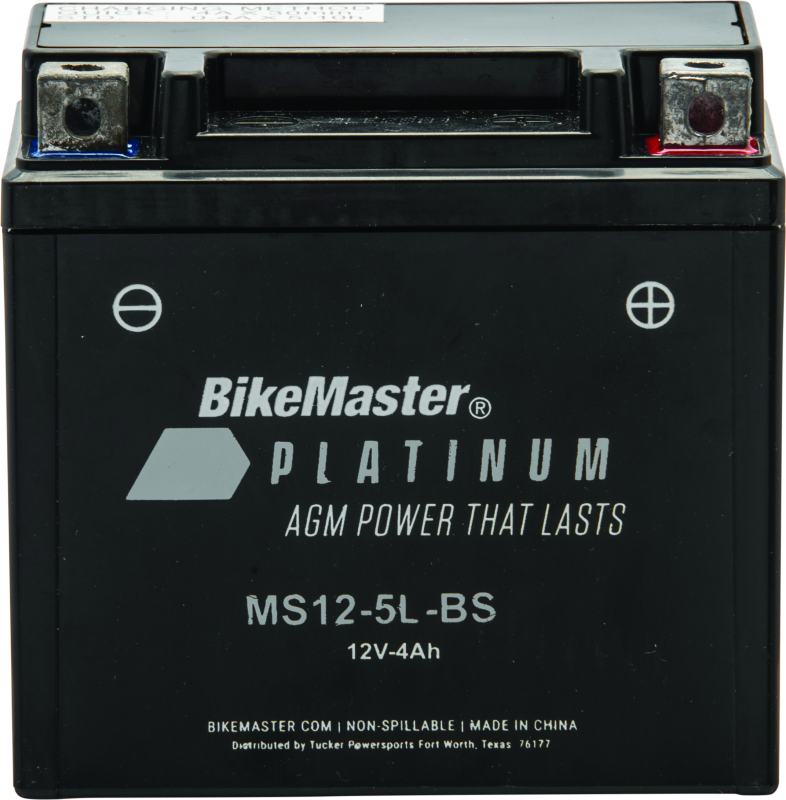 BikeMaster AGM Battery - MS12-5L-BS 780737 780737 Photo - Primary