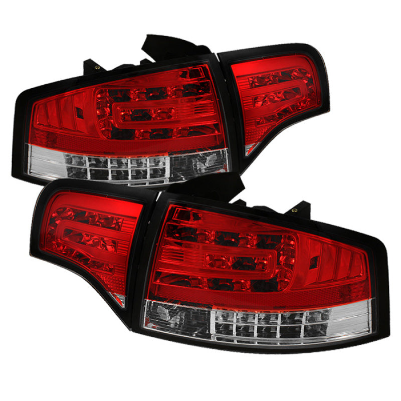 Spyder Audi A4 4Dr 06-08 LED Tail Lights Red Clear ALT-YD-AA406-G2-LED-RC 5029294 5029294 Photo - Primary